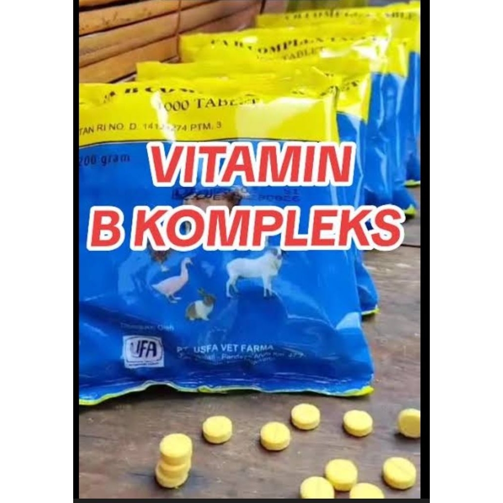 Usfa b complex obat vitamin hewan ternak