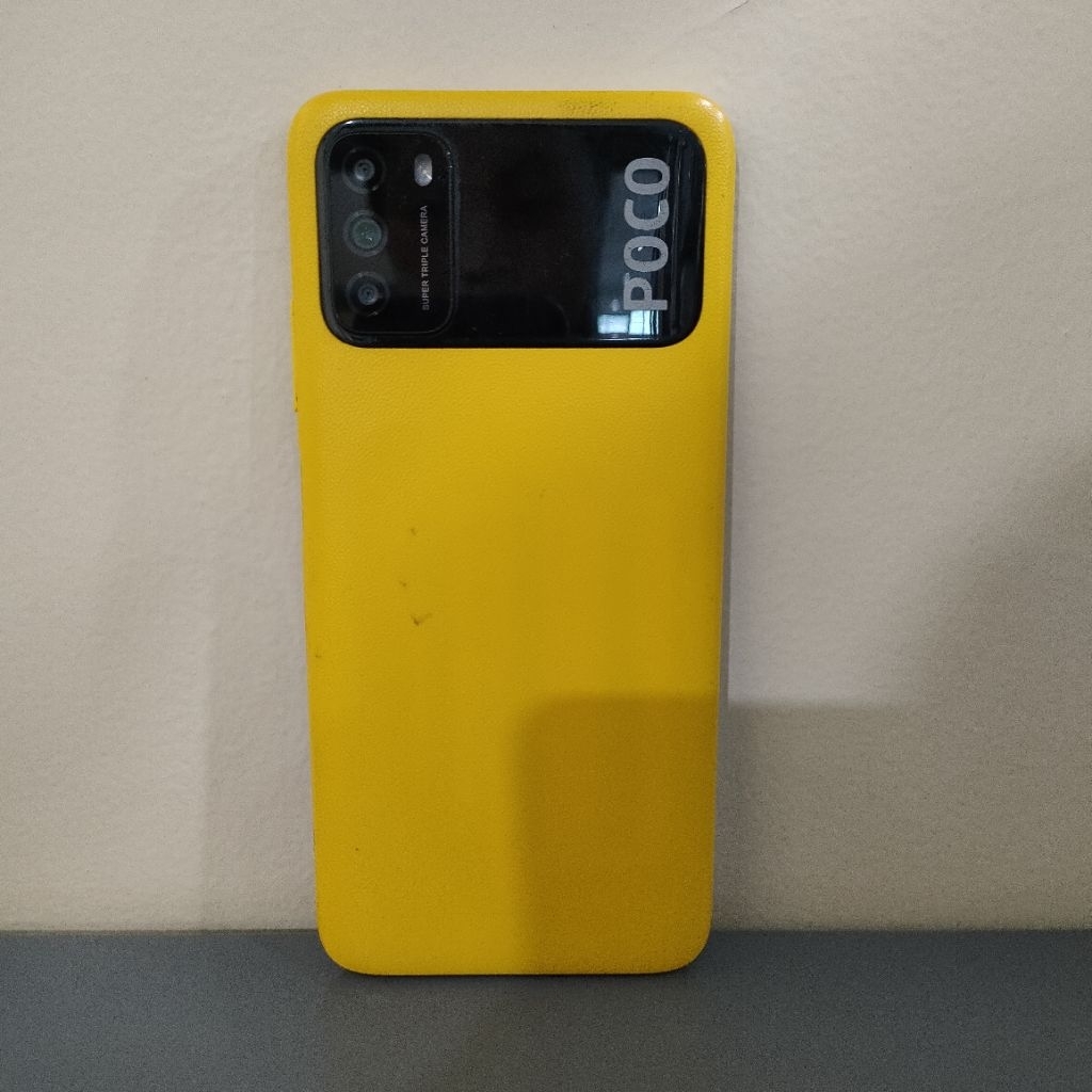 Handphone Poco M3 Ram 4 64 GB (Batangan, Tanpa Charger)