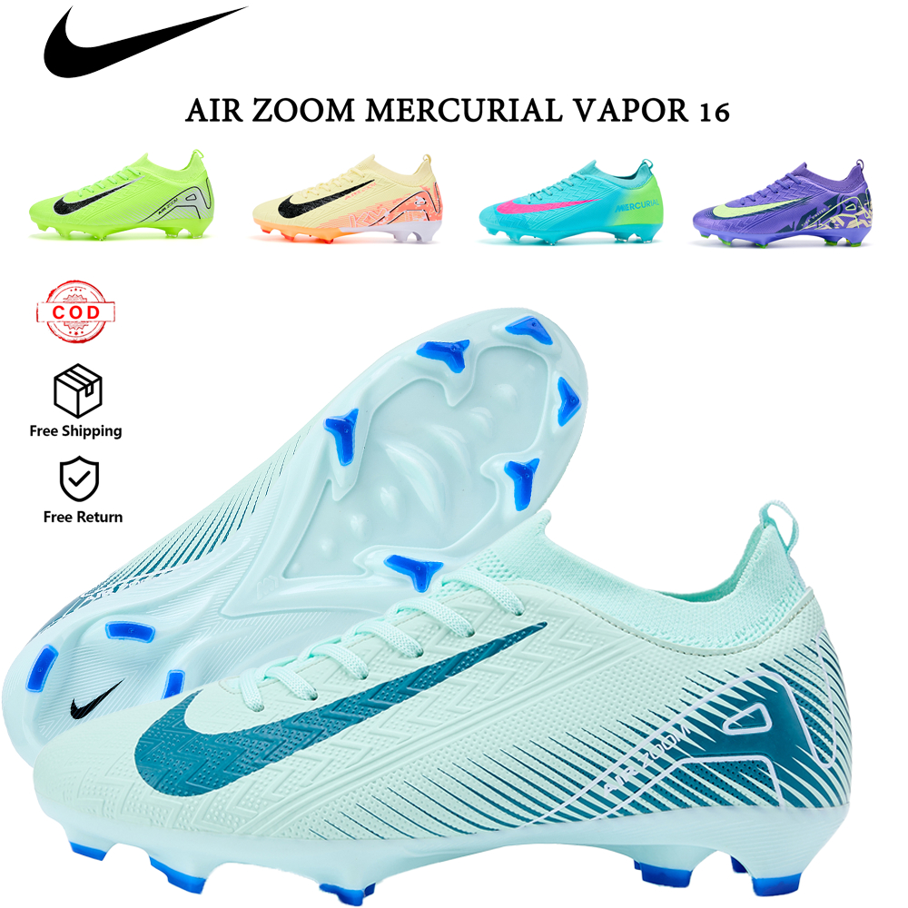 [COD] Sepatu bola AiR ZooM MERCURIAL VAPOR 16  dengan sole FG Sepatu latihan dan pertandingan