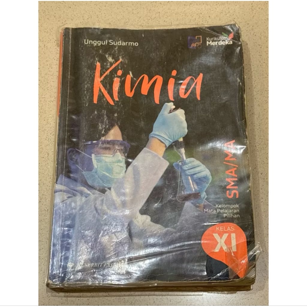 Buku Kimia SMA Erlangga Kelas 11 Kurikulum Merdeka | buku bekas