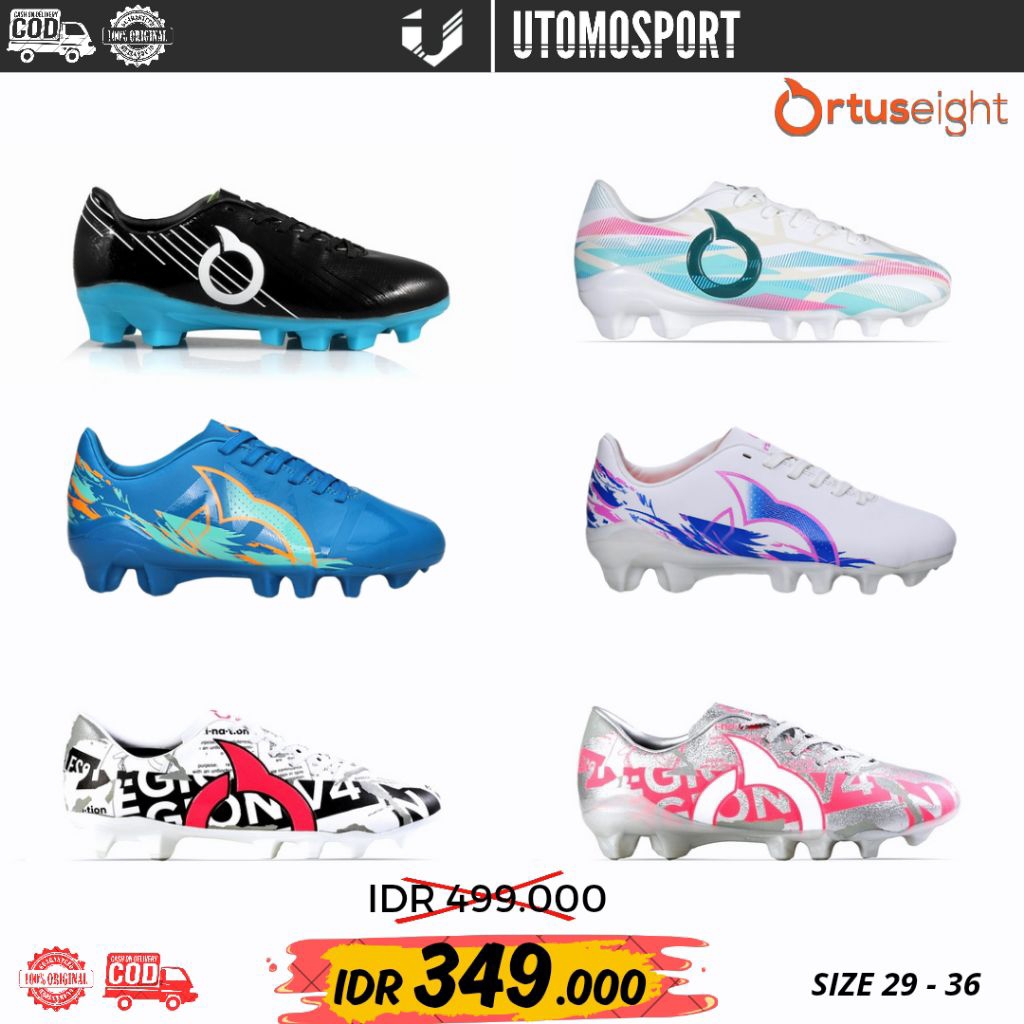 SEPATU BOLA ANAK ORTUSEIGHT JR 100% ORIGINAL