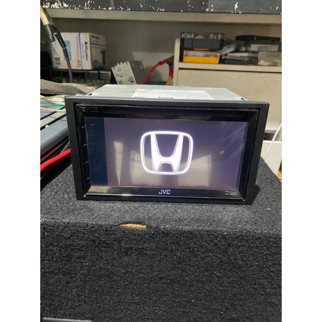 Head Unit JVC KW V320BT Honda Bluetoh