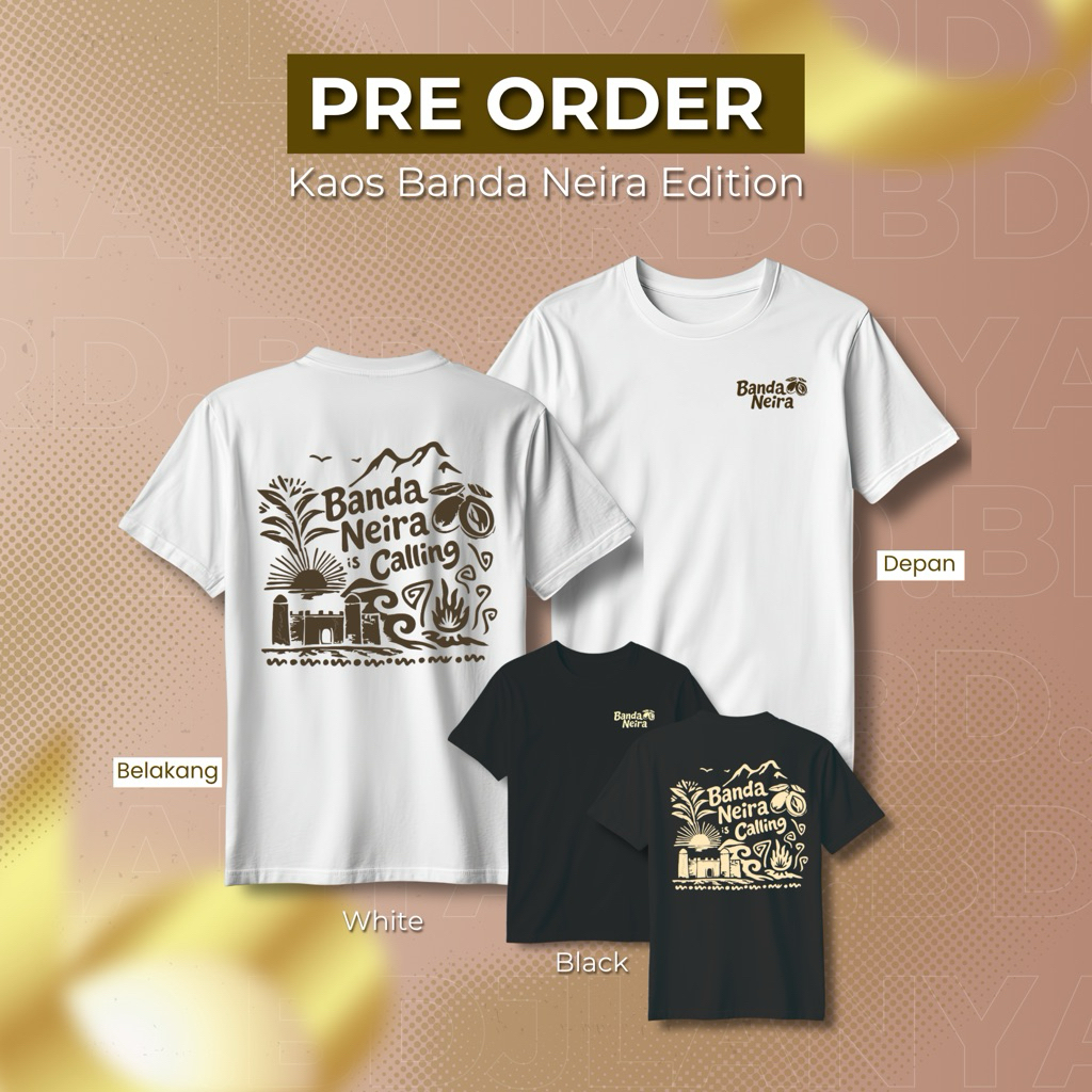 KAOS PREMIUM - Kaos Banda Neira Edition