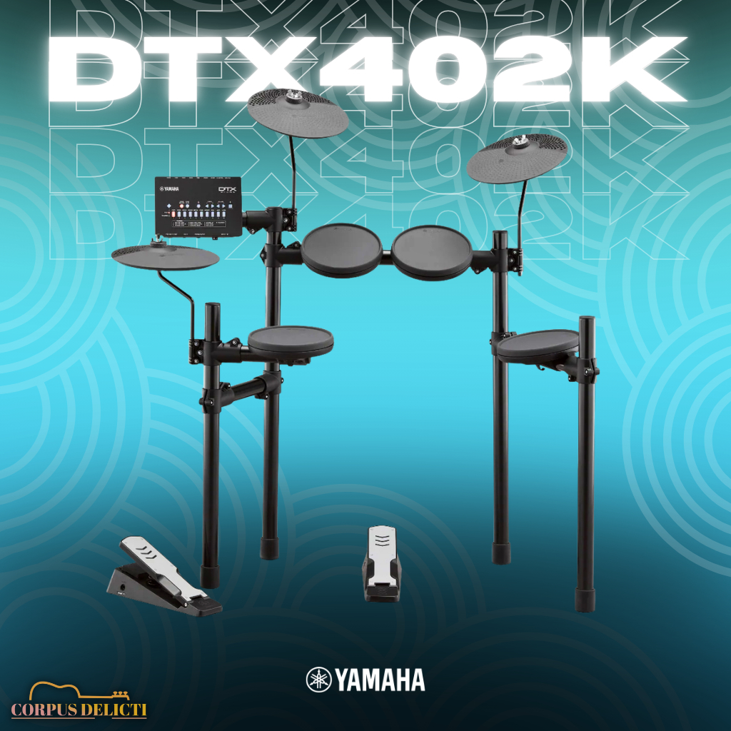 YAMAHA DTX402K Electronic Drum Kit Digital Drum Set (All-in-One Box) (ORIGINAL)