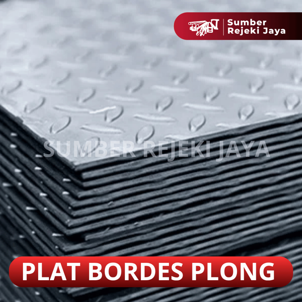 Plat Bordes Plong 120 x 240 | Plat Bordes Plong Hitam | 0.6 mm 0.7 mm 0.8 mm 1 mm 1.2 mm