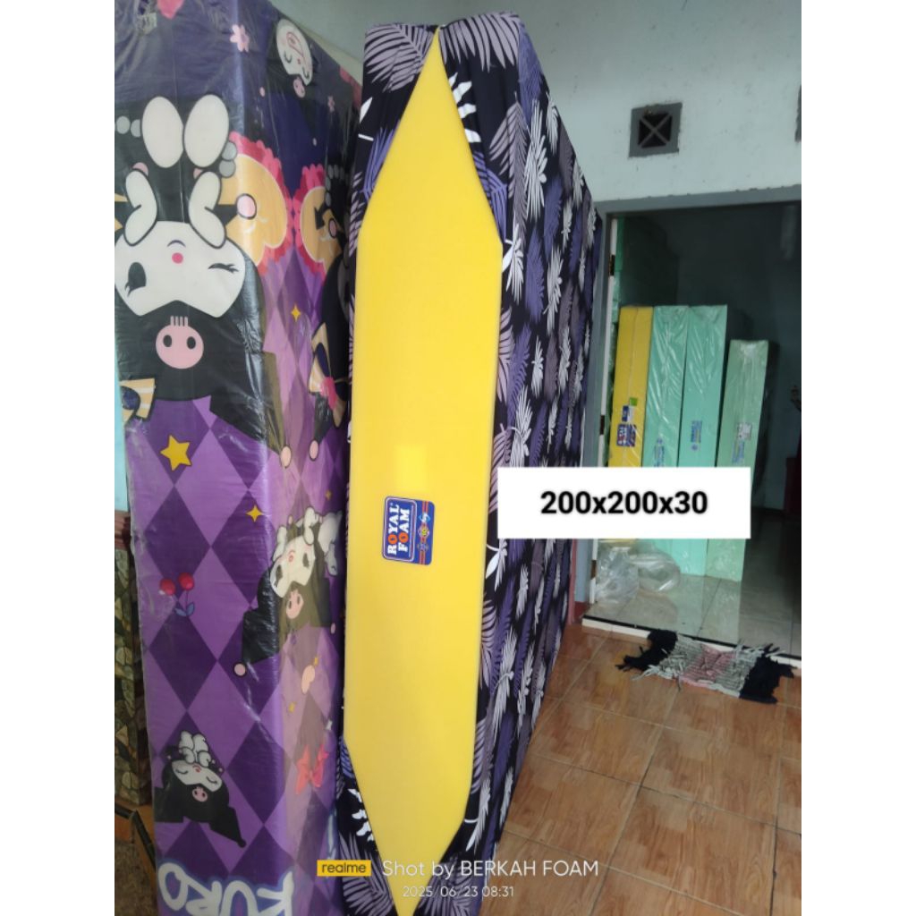KASUR BUSA ROYAL FOAM UKURAN 200×200×30CM