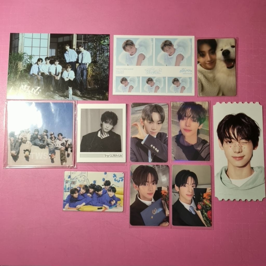 PHOTOCARD OFFICIAL TWS SHINYU DOHOON YOUNGJAE HANJIN JIHOON WEVERSE LD POSTCARD GROUP PC SPARKLING B