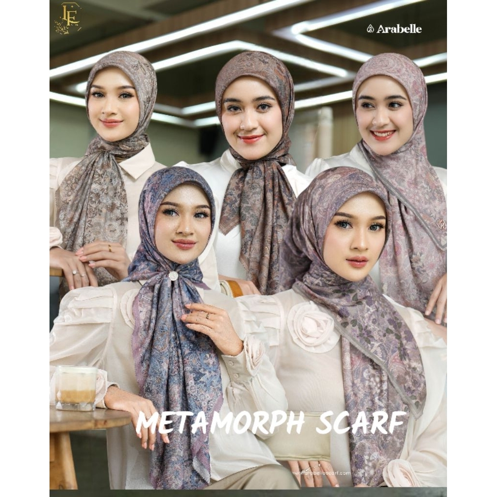 METAMORPH SCARF BY ARABELLE || SCARF MOTIF ARABELLE || SCARF TERBARU