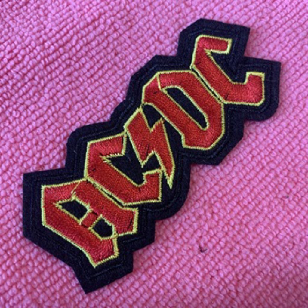 PACTH ACDC LOGO BORDIR EMBLEM RBC