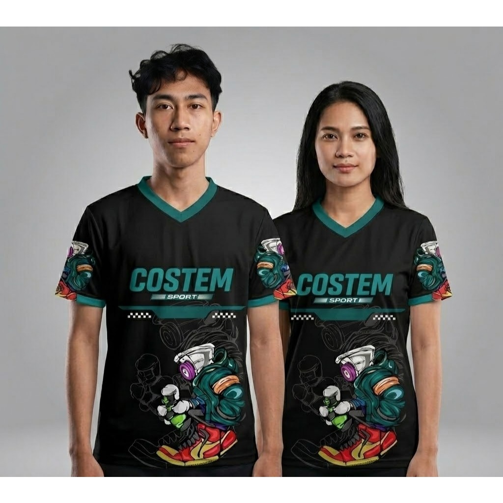 Jersey Racing Custom Premium Couple Family Dewasa Anak Nama Nomor Gratis Anti Luntur