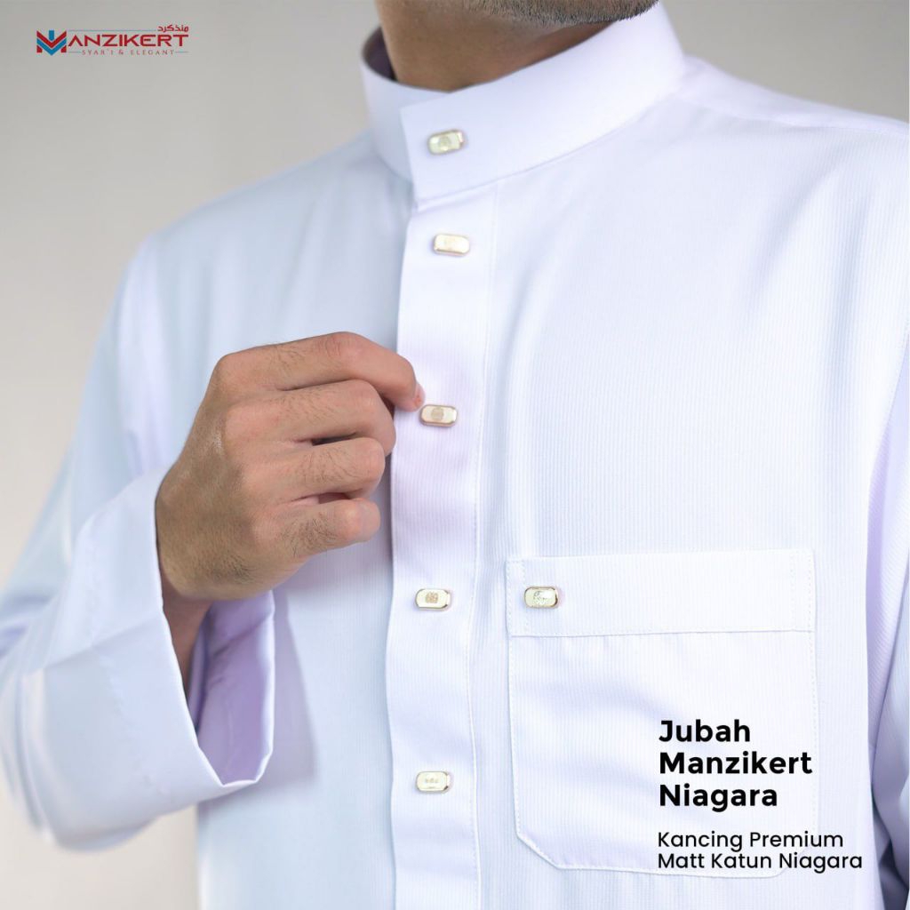 JUBAH MODEL SAUDI MANZIKERT KAIN NIAGARA
