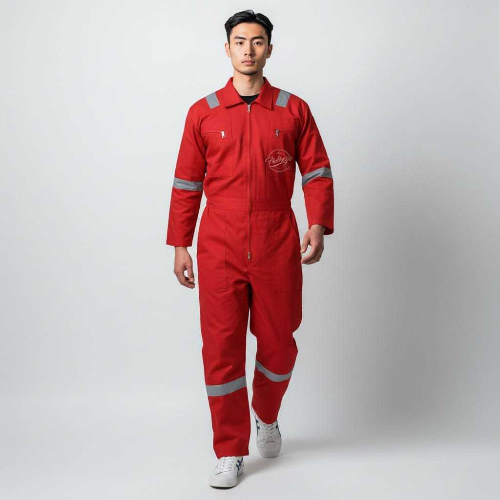 Wearpack Safety Terusan Pria Wanita – Coverall Baju Kerja Proyek Bengkel Tebal Nyaman
