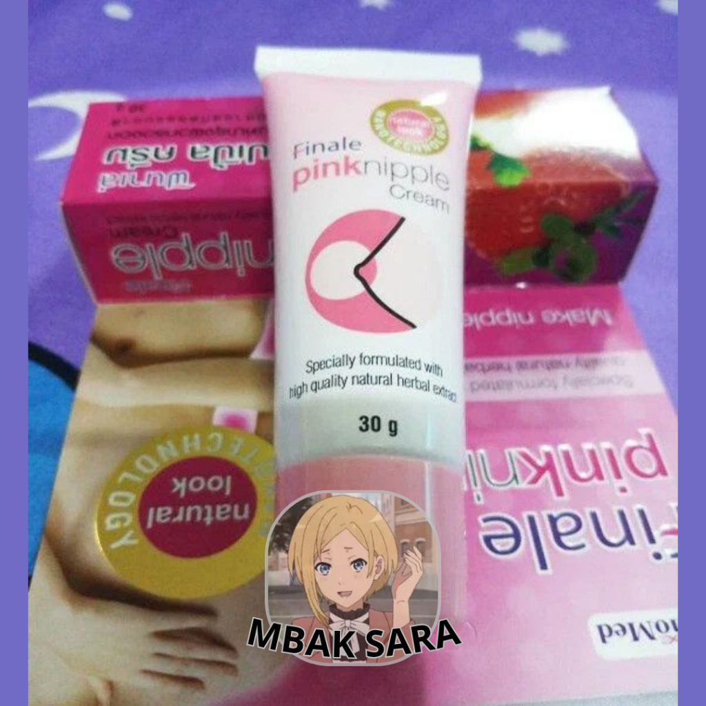 PROMO PINKNIPPLE CREAM 30gr 100% BPOM Krim Pemerah Puting Susu . Pink Nipple Original . body cream