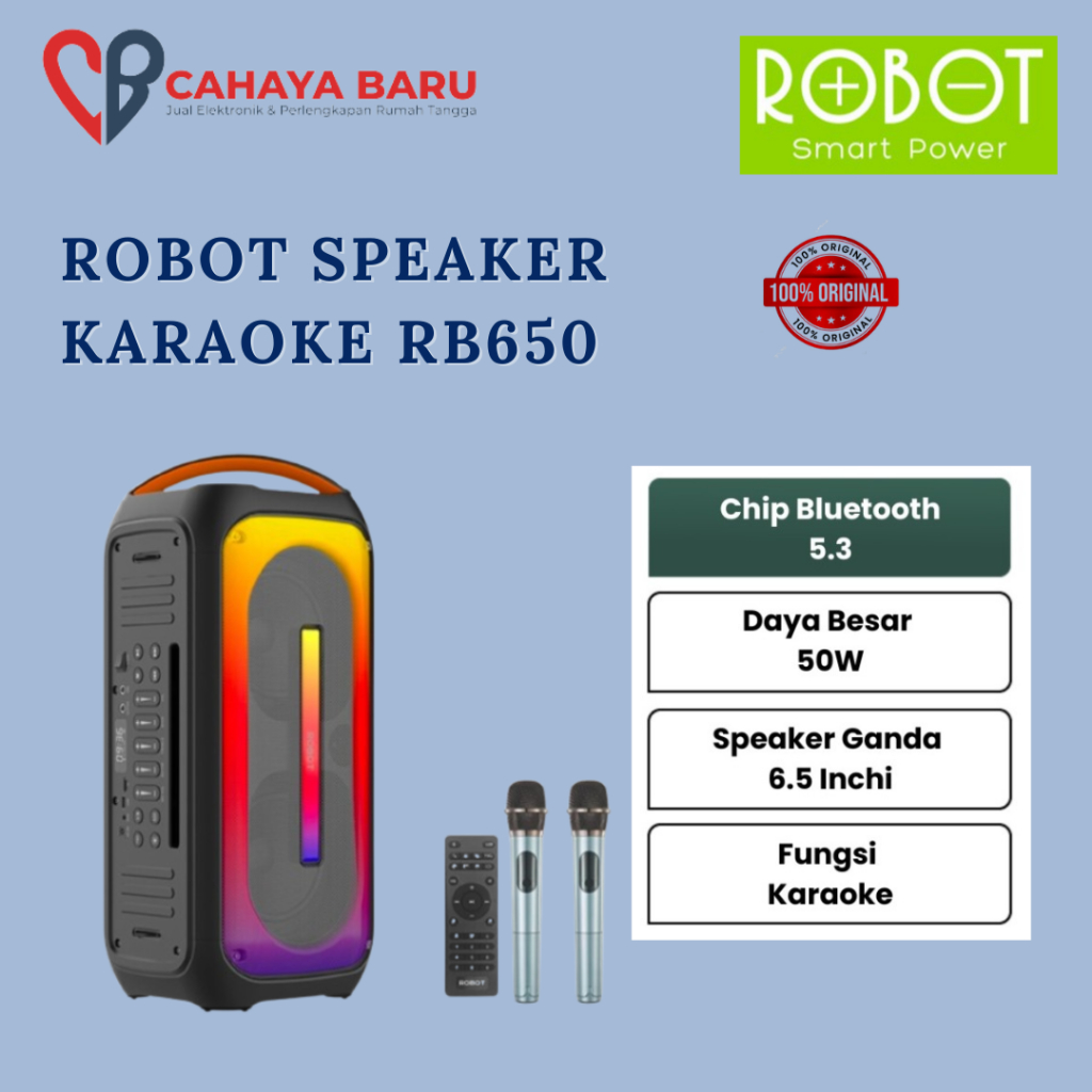 ROBOT SPEAKER KARAOKE RB650