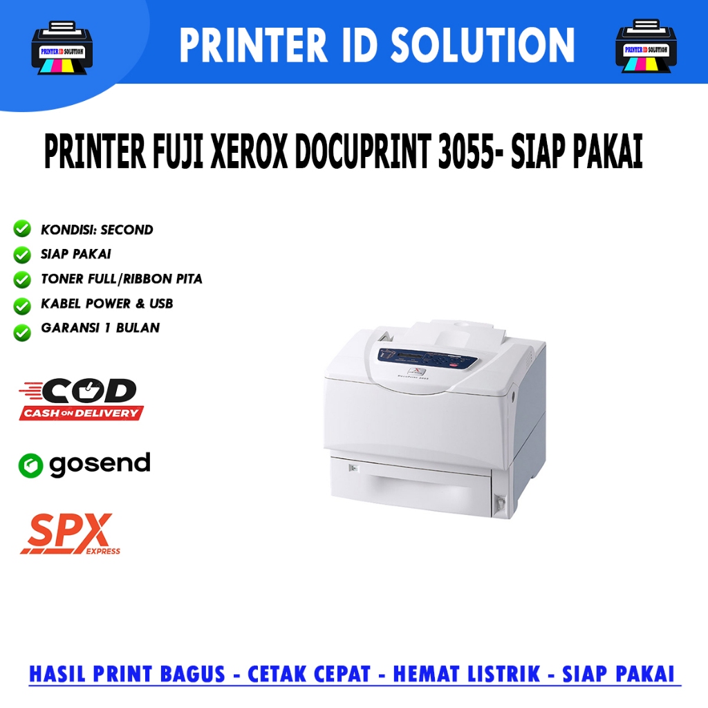 [Bisa COD] Printer Fuji Xerox Docuprint 3055