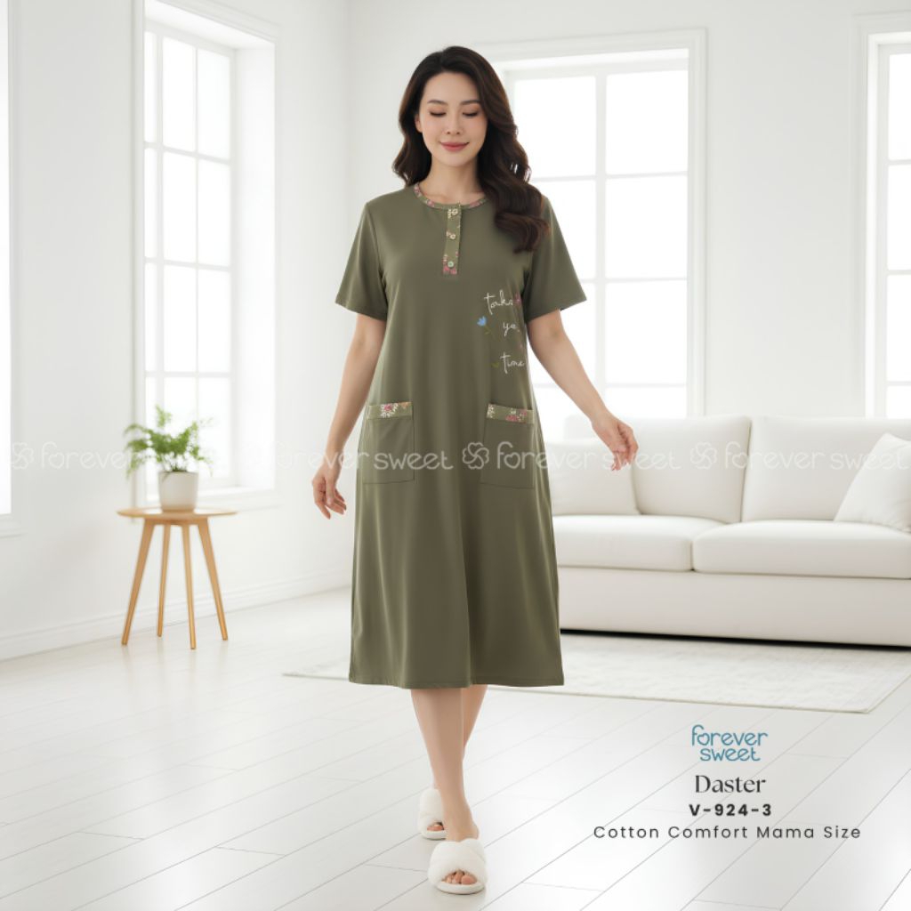 FOREVER SWEET | Daster Dress Tangan Mama Size Mamasize