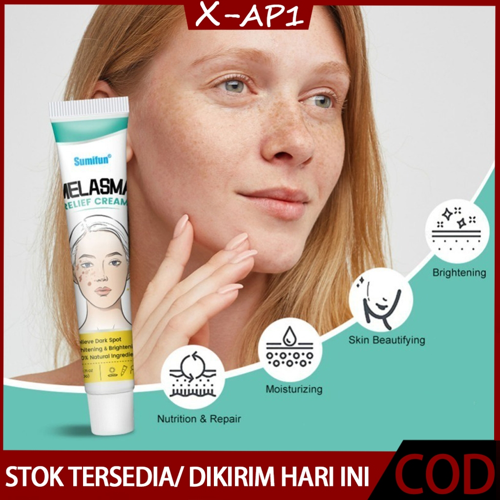 20g Krim penghilang bintik membandel krim penghilang flek hitam Anti Freckle Krim Penghilang Flek Hi