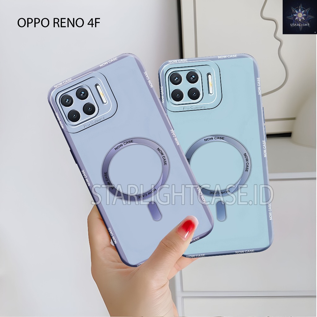 Case hp Oppo Reno 4F / 4 / 4pro / 5 / 5F / 6 Softcase Procamera Logo Iphone Starlight Pelindung Bela
