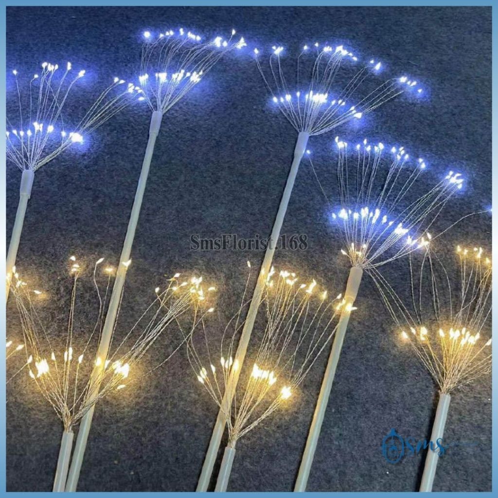 Lampu Tancap Kembang Api FIREWORK Dekorasi Pernikahan 1SET LAMPU STANDING KEMBANG API FIREWORKS