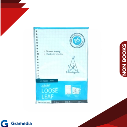 Gramedia Medan - ESTUDEE LOOSE LEAF PREMIUM GRID B5 100 SHEETS