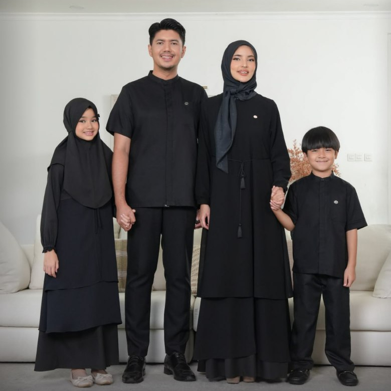 NIBRAS DANIA RAYYA SERIES SET KELUARGA TERBARU 2026 SARIMBIT KELUARGA GAMIS KOKO GAMIS ANAK DAN KOKO