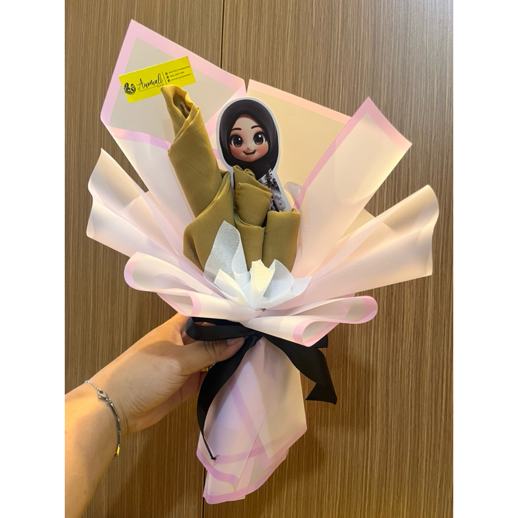 buket hijab cocok untuk hari guru | topper guru
