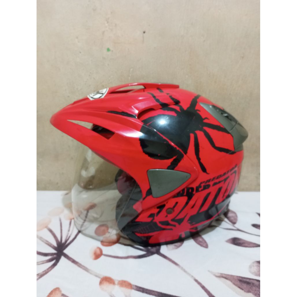 HELM NHK PREDATOR MOTIF SPIDER ORIGINAL SECOND