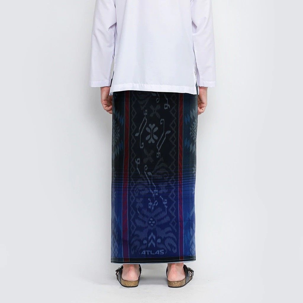 sarung atlas premium 780 songket gunung sj biru