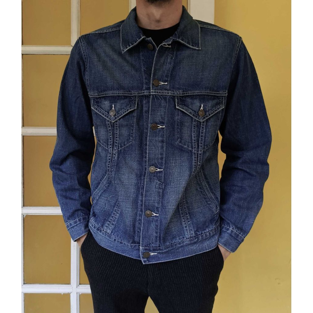Jaket Jeans Denim UNIQLO Vintage Japan