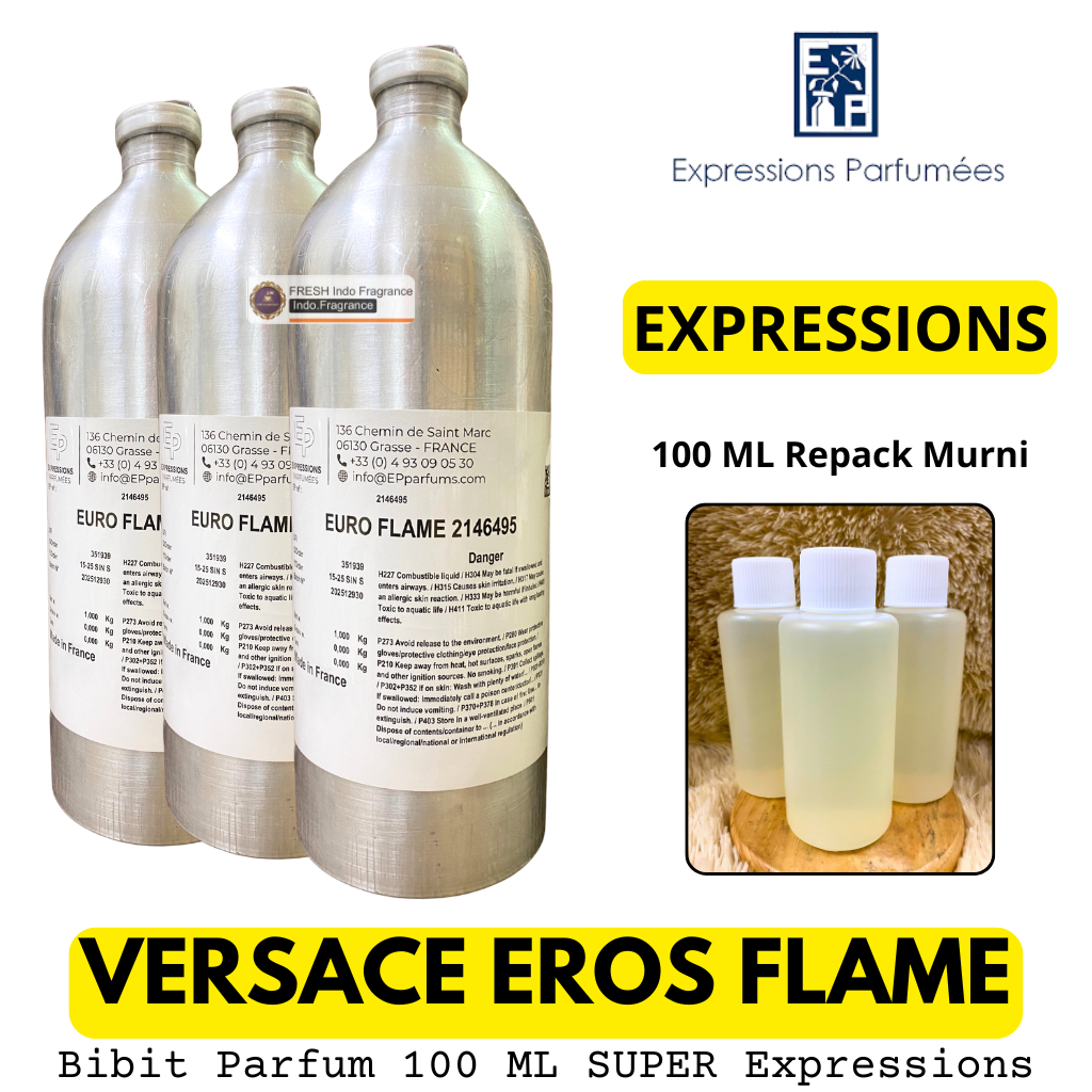 Bibit Parfum EROS FLAME Grade SUPER 100 ML Berkualitas EXPRESSIONS