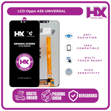 LCD TS OPPO A3S / A5 / AX5 / REALME 2 / REALME C1 ORIGINAL HX LF