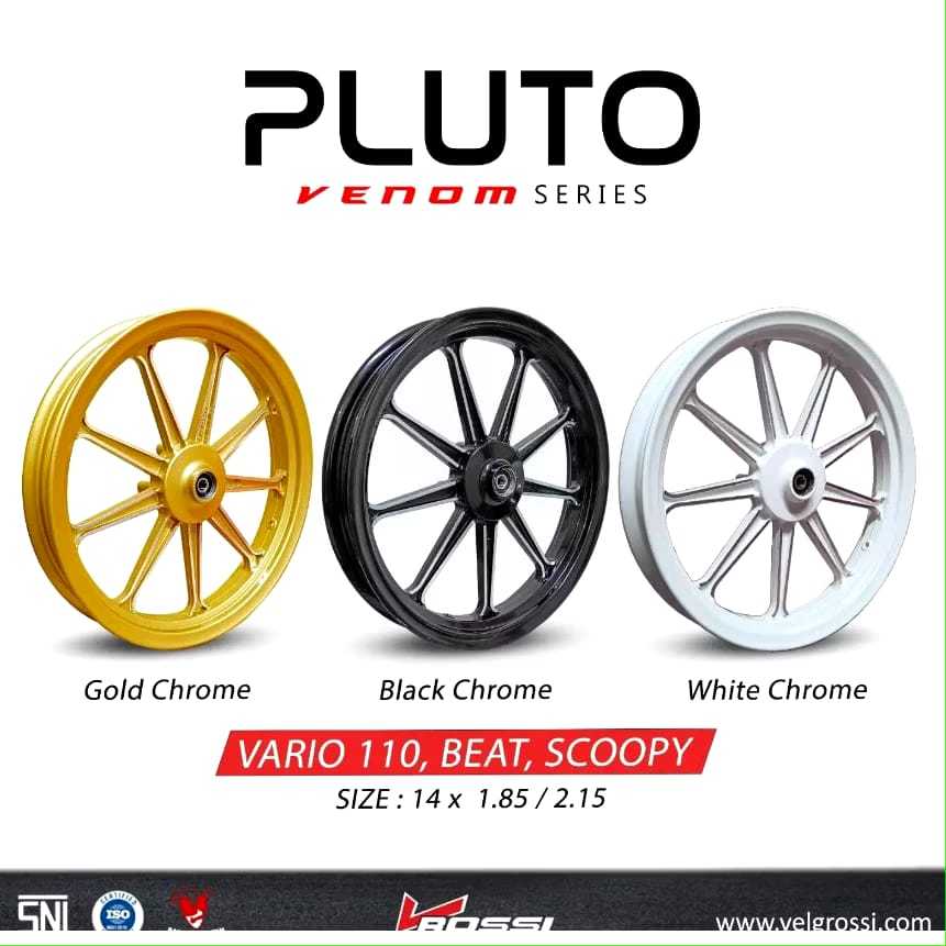 Velg VROSSI VENOM PLUTO PALANG 8 Beat Scoopy Vario110/SCOOPY/BEAT, VARIO125/150/KZR