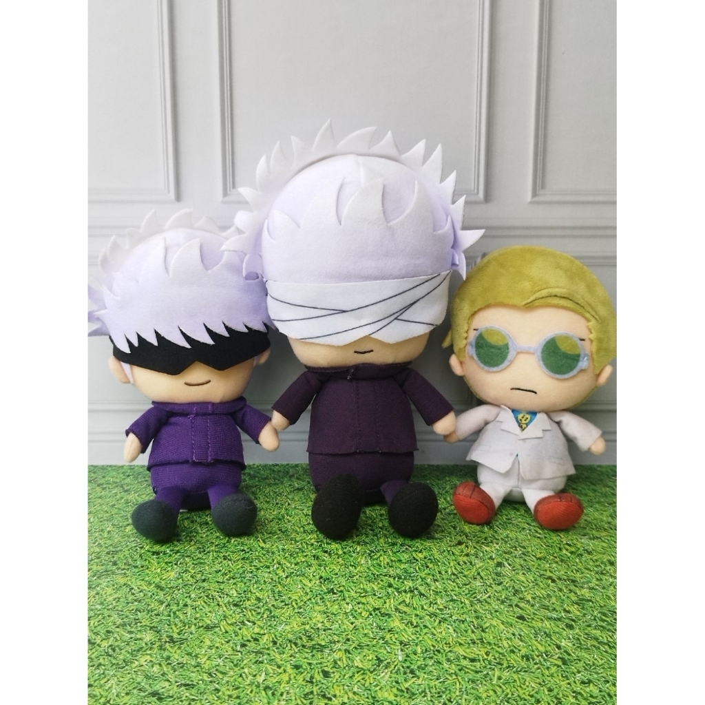 Bandai Jujutsu Kaisen Chibi Plush Doll Kento Nanami & Gojo Satoru Original