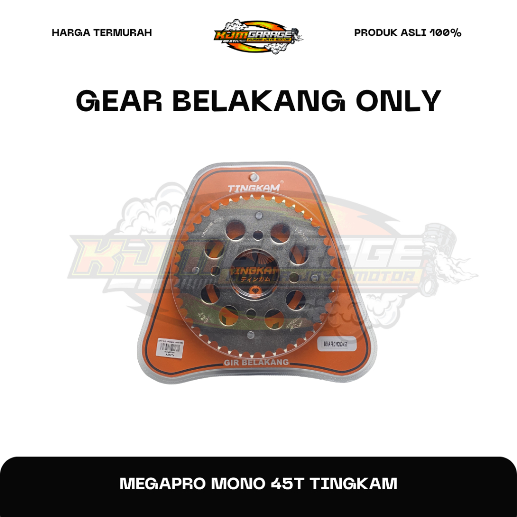 gear only belakang megapro mono 45T TINGKAM