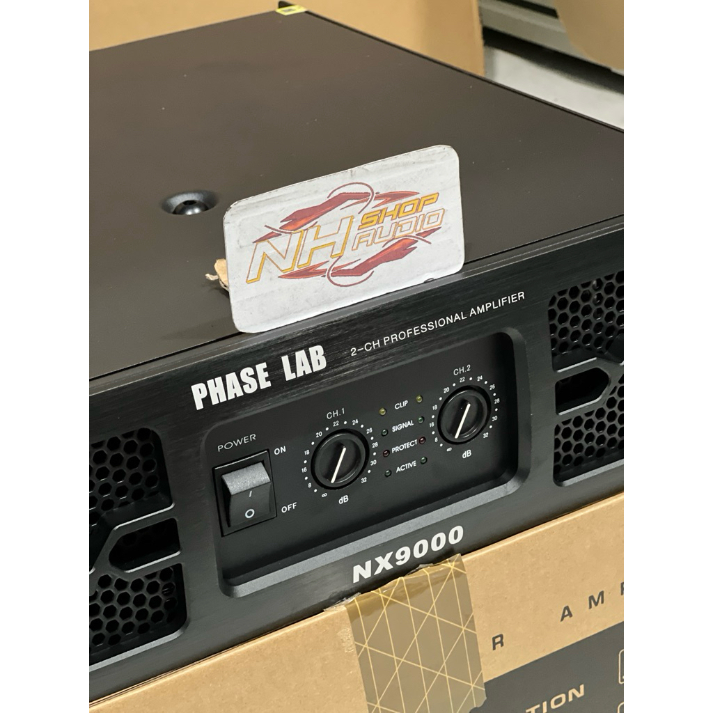 Power PHASE LAB NX9000 Class TD 2 x 1800 watt Original garansi resmi Body Panjang 2 kipas panel 3U P