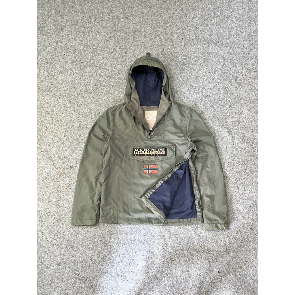 NAPAPIJRI RAINFOREST WINTER CAGOULE JACKET SOFT GREEN