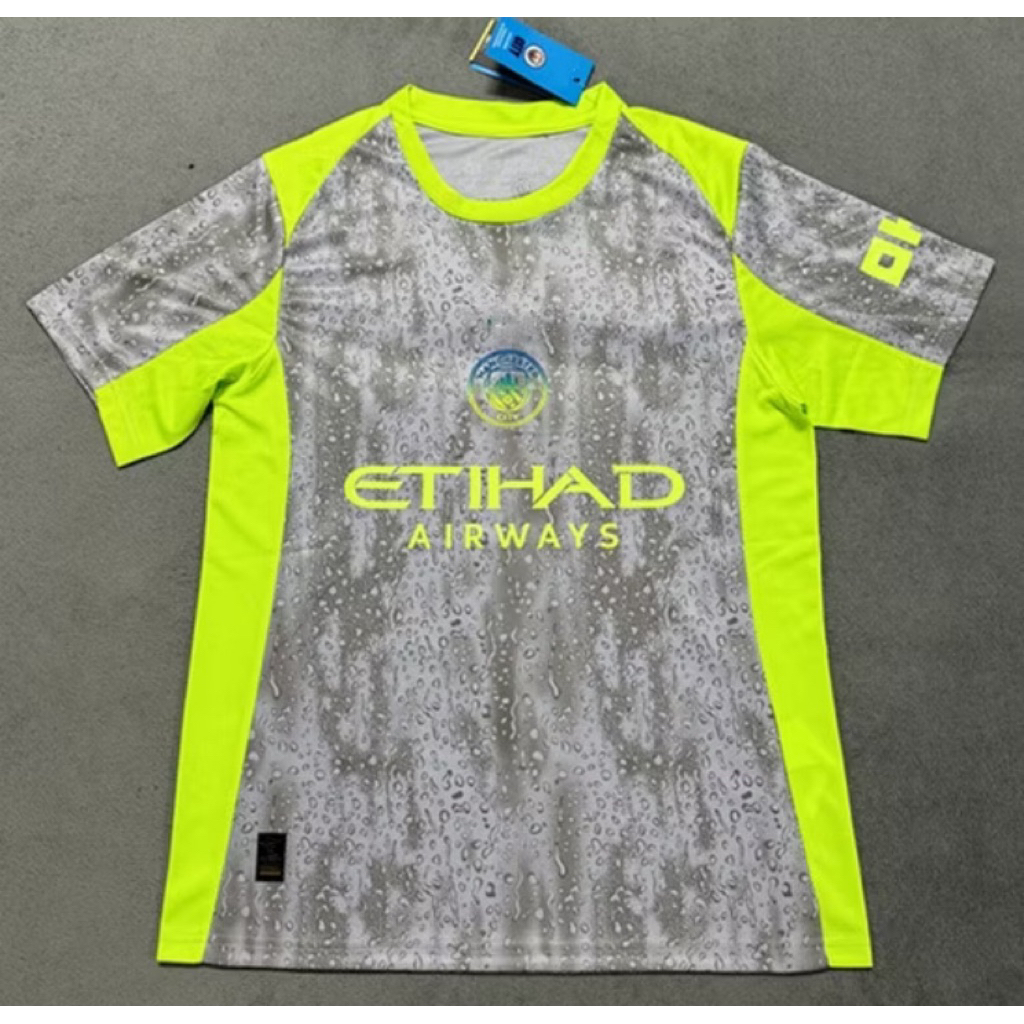 Jersey Kaos Baju Sepak Bola Man Mancester Manchester City Citi Home Away 3rd Third 4th Biru Muda Klu