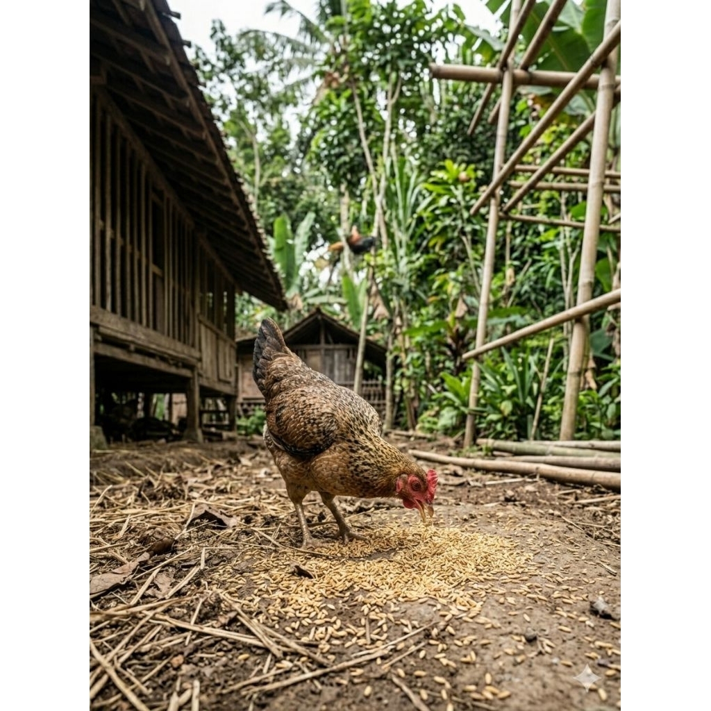 Gabah Padi Pakan Ternak ( ayam,burung,unggas lainnya )