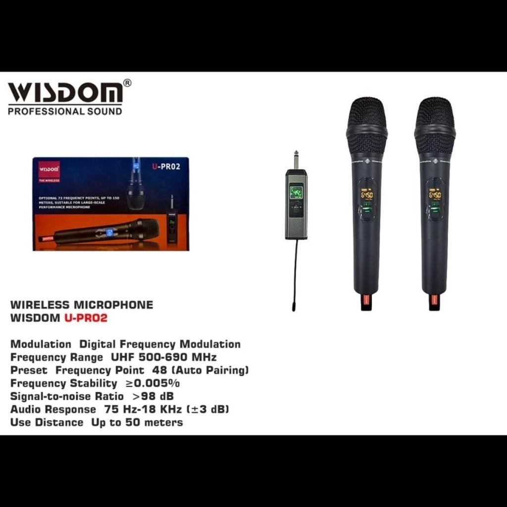 Mikrofon mMc Wireless Wisdom UPRO2 / U PRO2 / U PRO 2 / U PRO-2 - UHF - 2Mic Handle