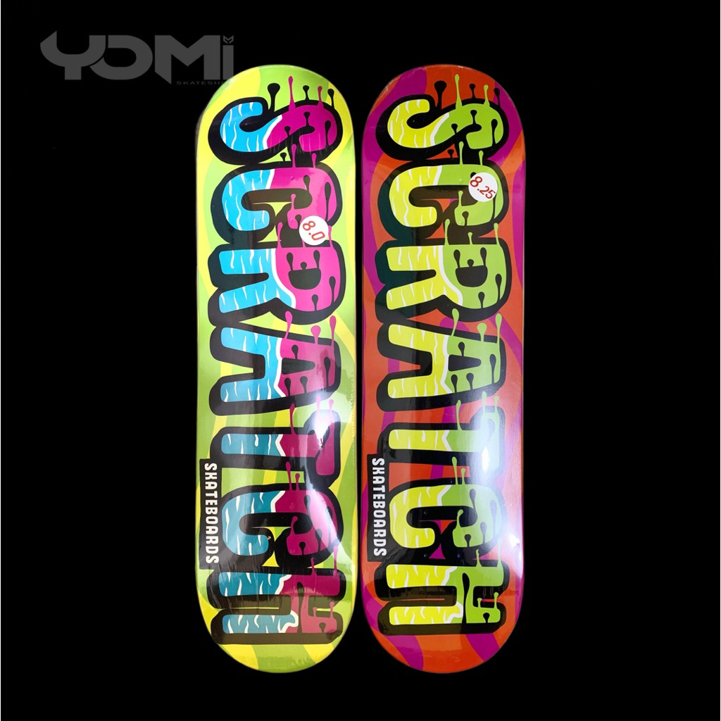 Scratch Skateboard Deck Liquid Series Ukuran 8.0 dan 8.25 | Papan Skateboard