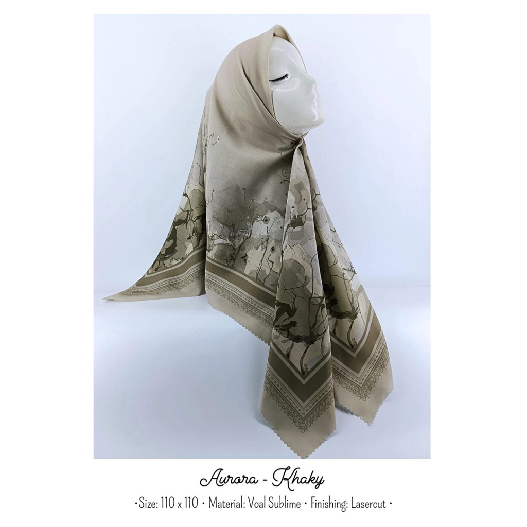 hijab | segi empat | pashimina | aurora | print | digital | hijab aurora | segi empat aurora