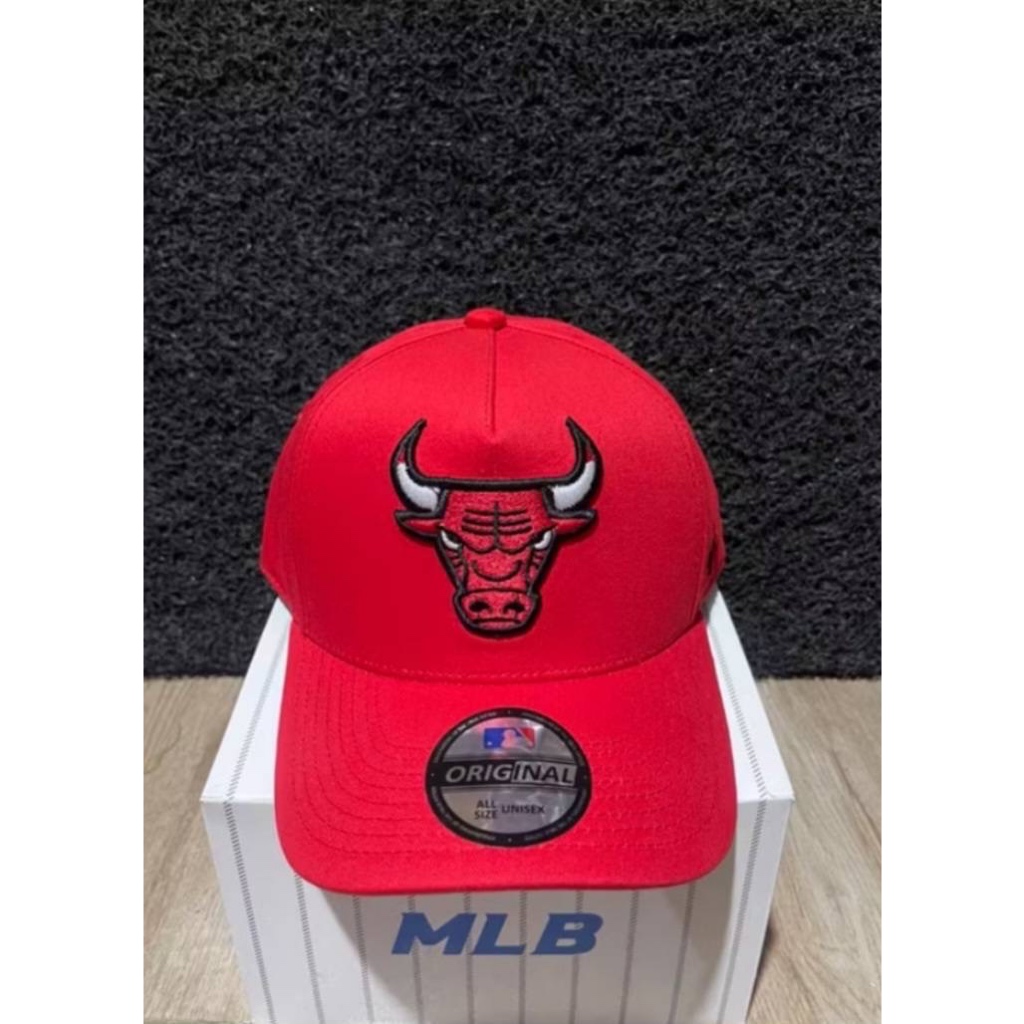 TOPI BASEBALL MLB BULLS LOGO BANTENG ORIGINAL RED CAPS / TOPI BEST SELLER BISA COD / TOPI PRIA WANIT