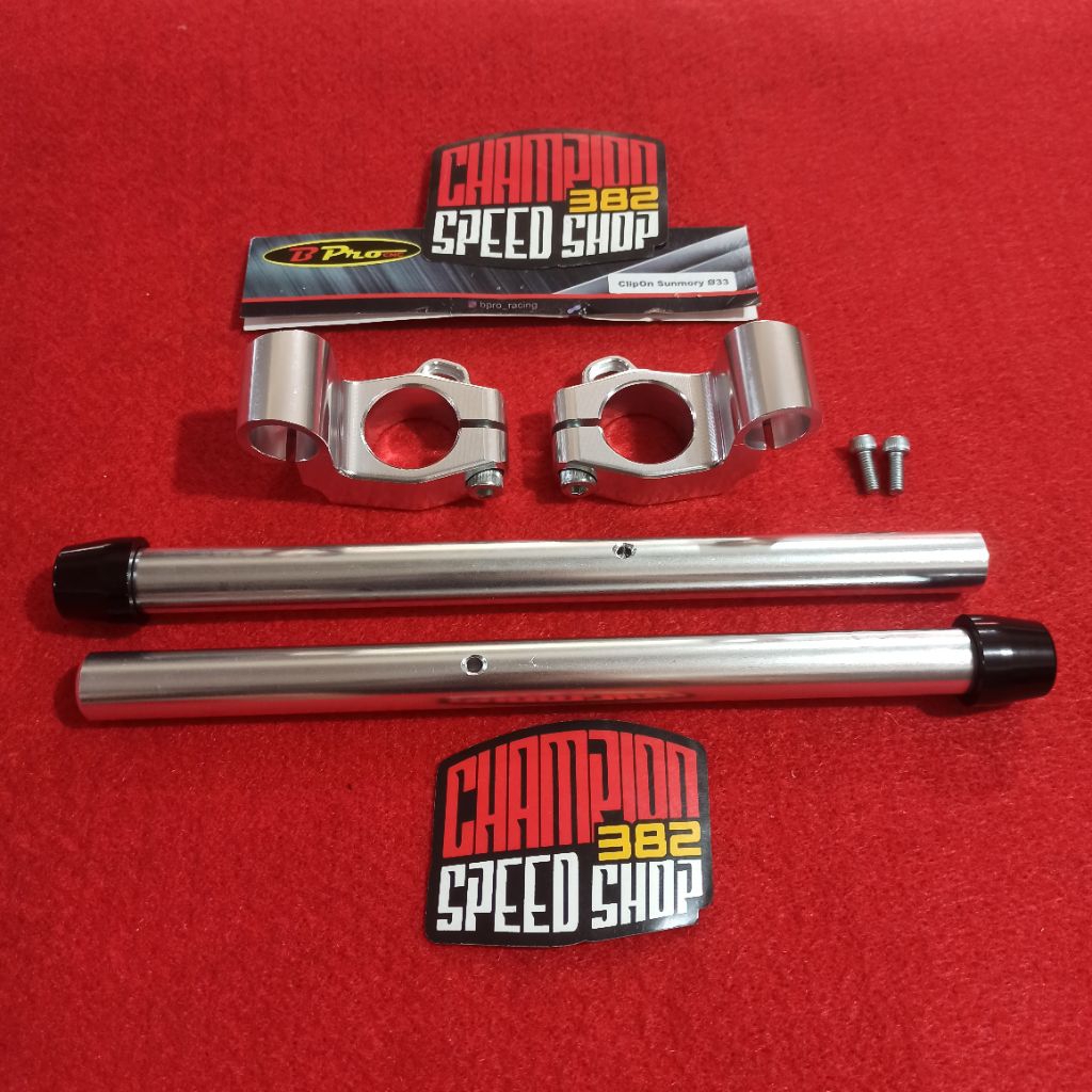 Stang Jepit Clip On BPRO Racing 33mm 0 Derajat Ninja 150 RR R SS ZX 150 150RR 150R 150SS ZX150 KR KR
