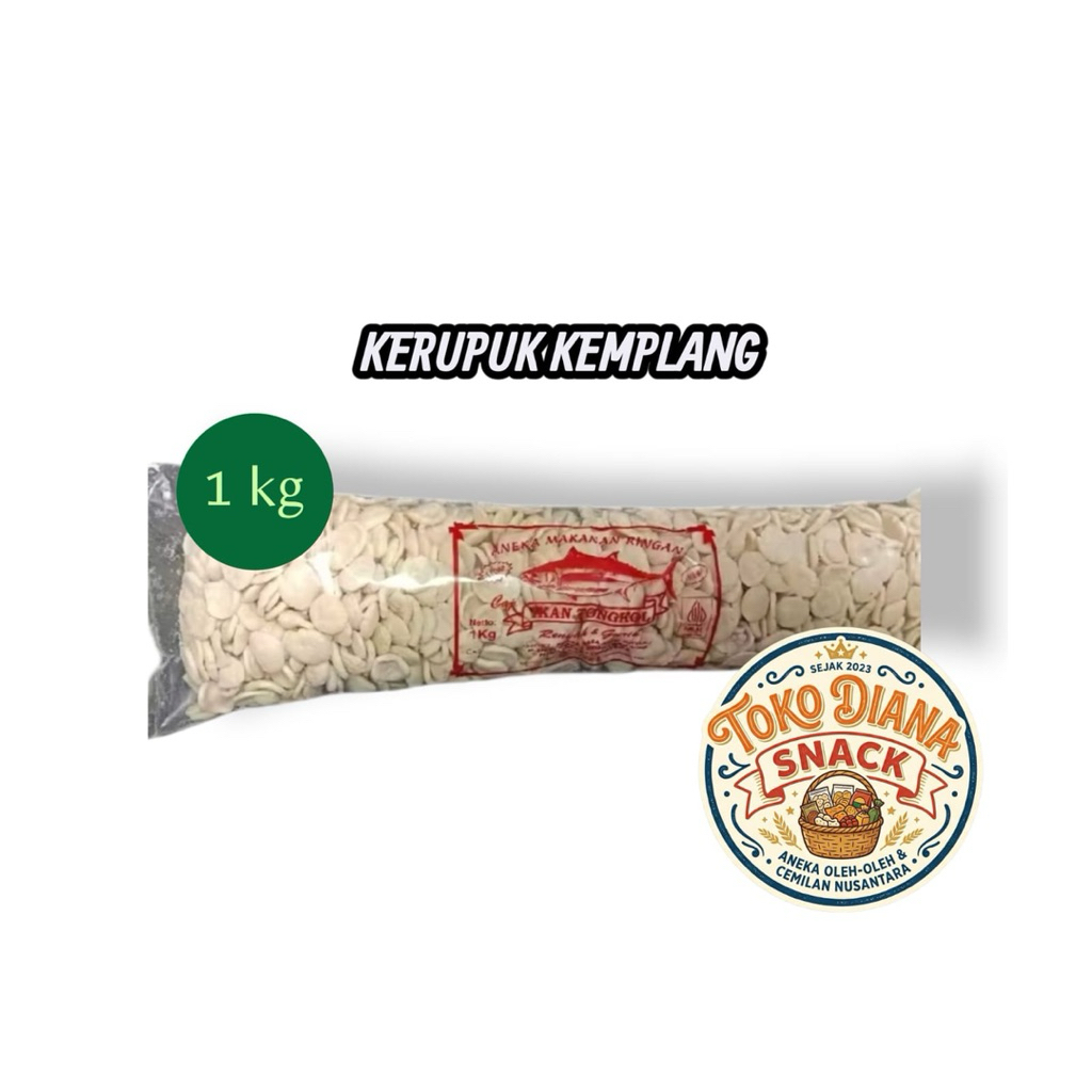 kerupuk kemplang 1 kg rambak kemplang 1 kg khas palembang