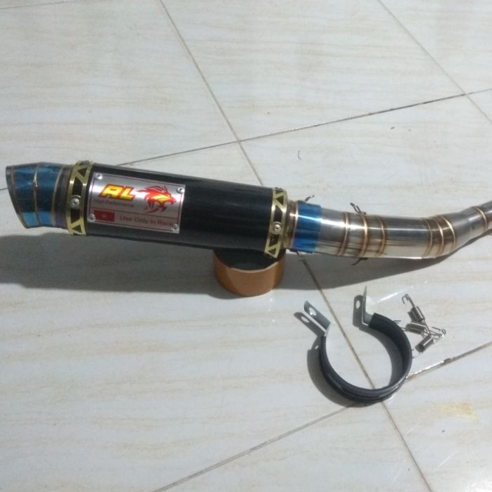 Knalpot Red Leo RL Racing Jupiter Mx135/ Exhaust Yamaha Lc135/Sniper135/Spark135/Uma135