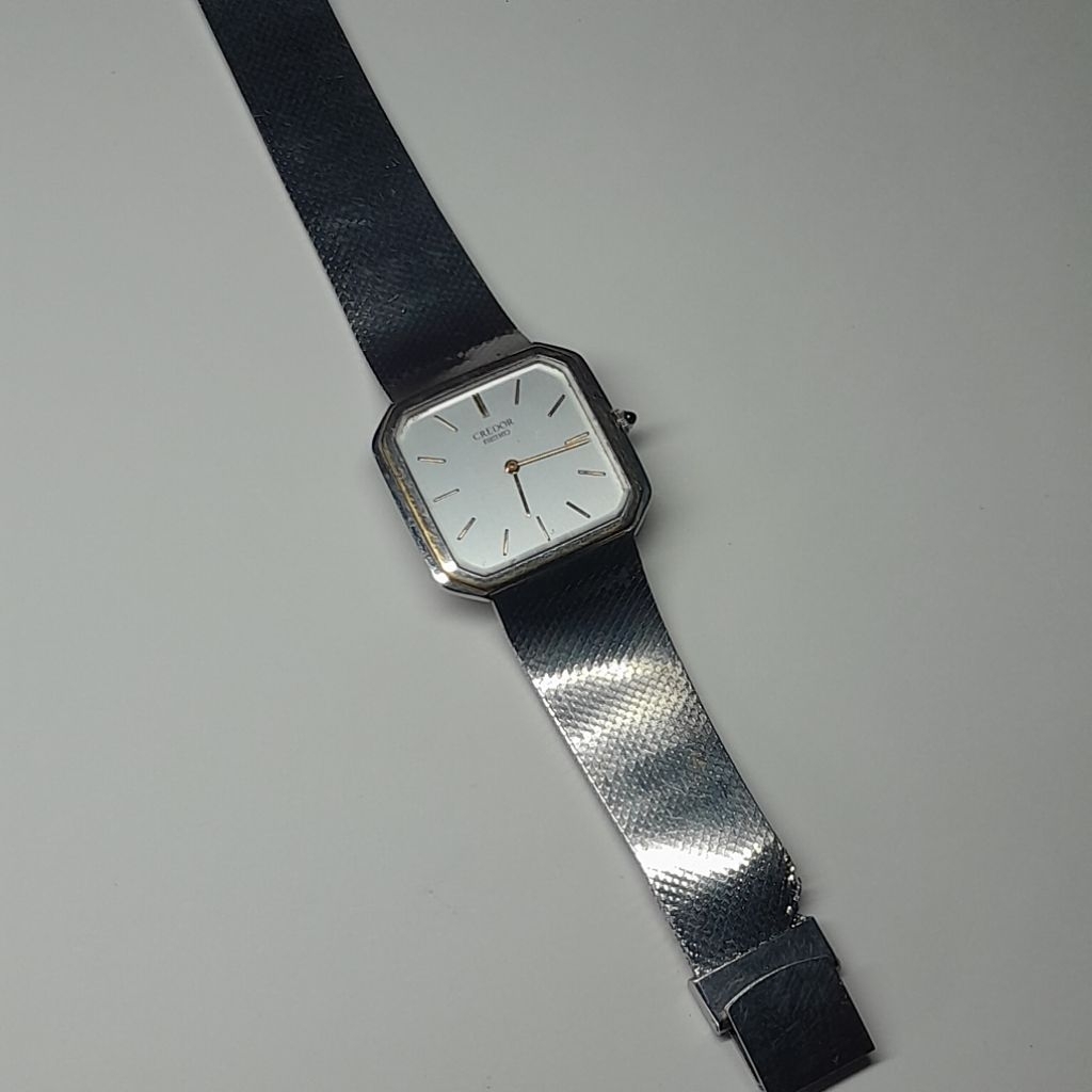 Jam tangan pria Rare Vintage Seiko Credor 6020 5090