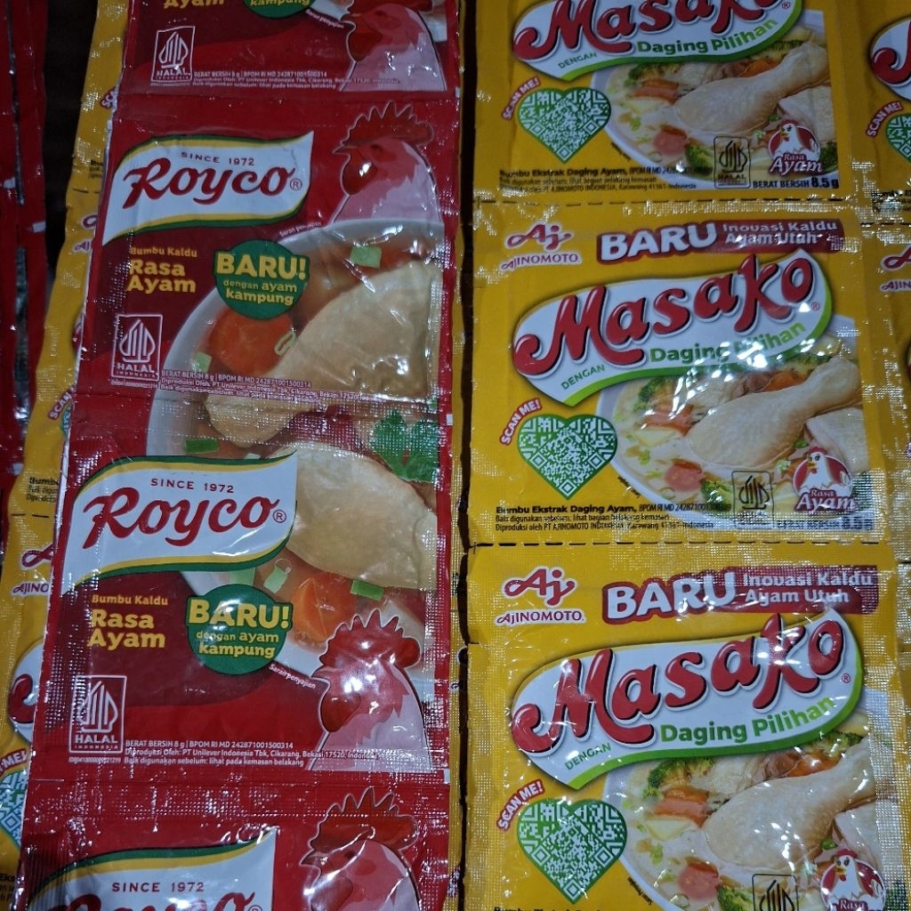 ROYCO AYAM 1 RENCENG 12 SACHET | MASAKO AYAM 1 RENCENG 12 SACHET