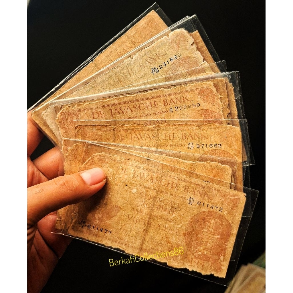 uang kertas setengah rupiah federal | 1/2 rupiah federal 1948