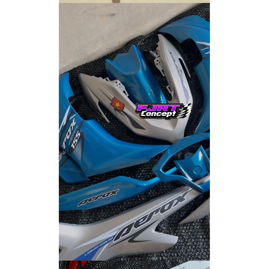 BODY HALUS YAMAHA AEROX NEW 155 / BODY AEROX NEW REPAINT VIETNAM STYLE / BODY AEROX MALAYSIA STYLE /