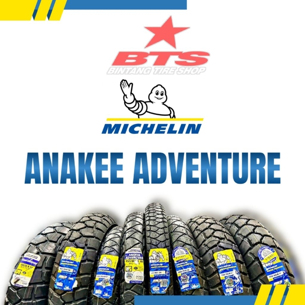 Ban Michelin Anake Adventure UK 110/80-18 110/80-19 120/70-17 120/70-19 90/90-21 150/70-17 150/70-17